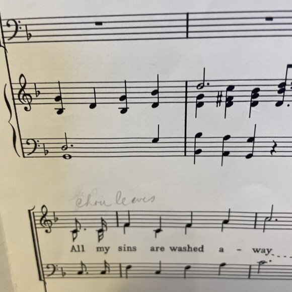 Theres A New Song In My Heart SATB Piano Sheet Music 1955 Singspiration ZJP8035 - Picture 7 of 9